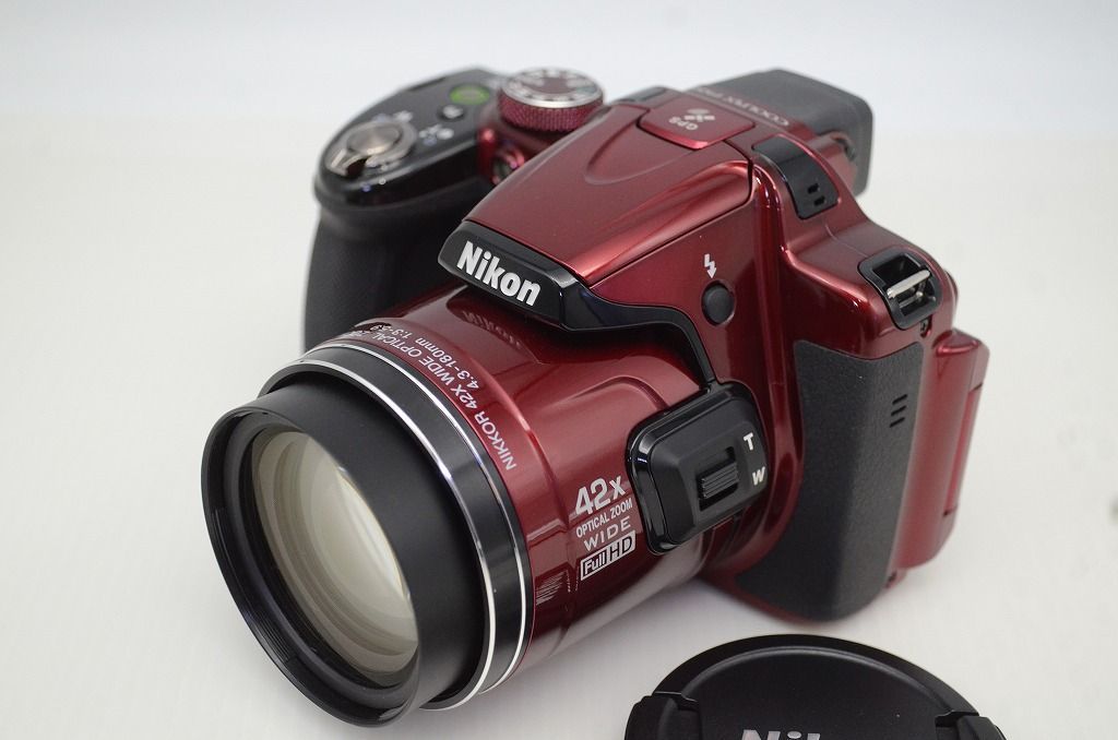 良品 Nikon ニコン COOLPIX P520 デジタルカメラ レッド 251129m