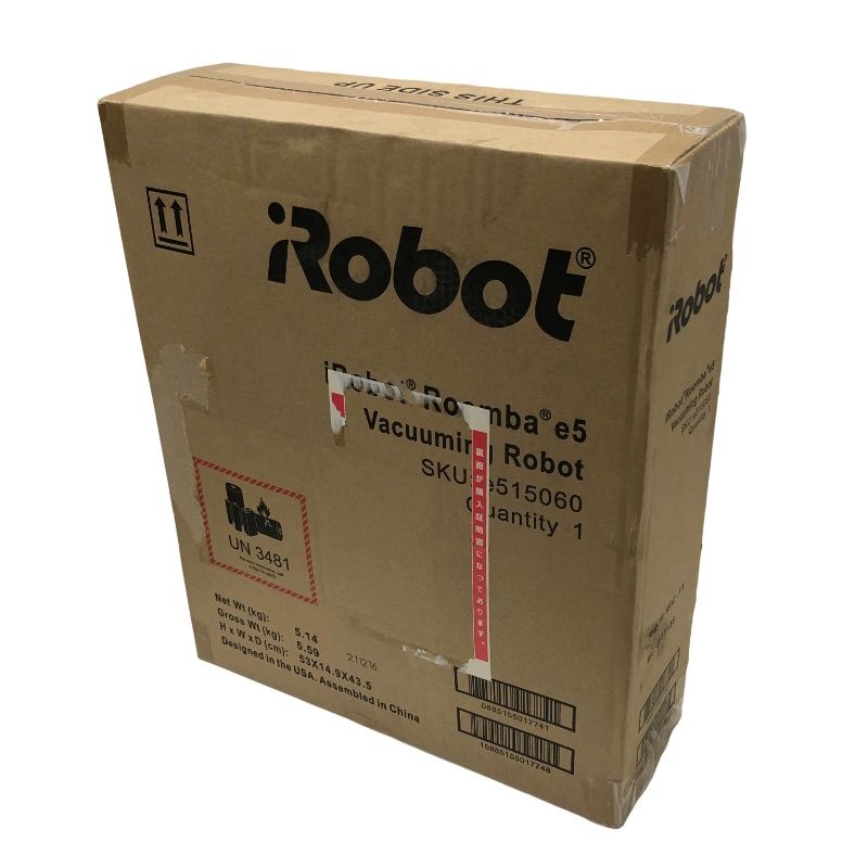 iRobot ルンバ e5 e515060 ブラック Roomba アイロボット 家電 電化