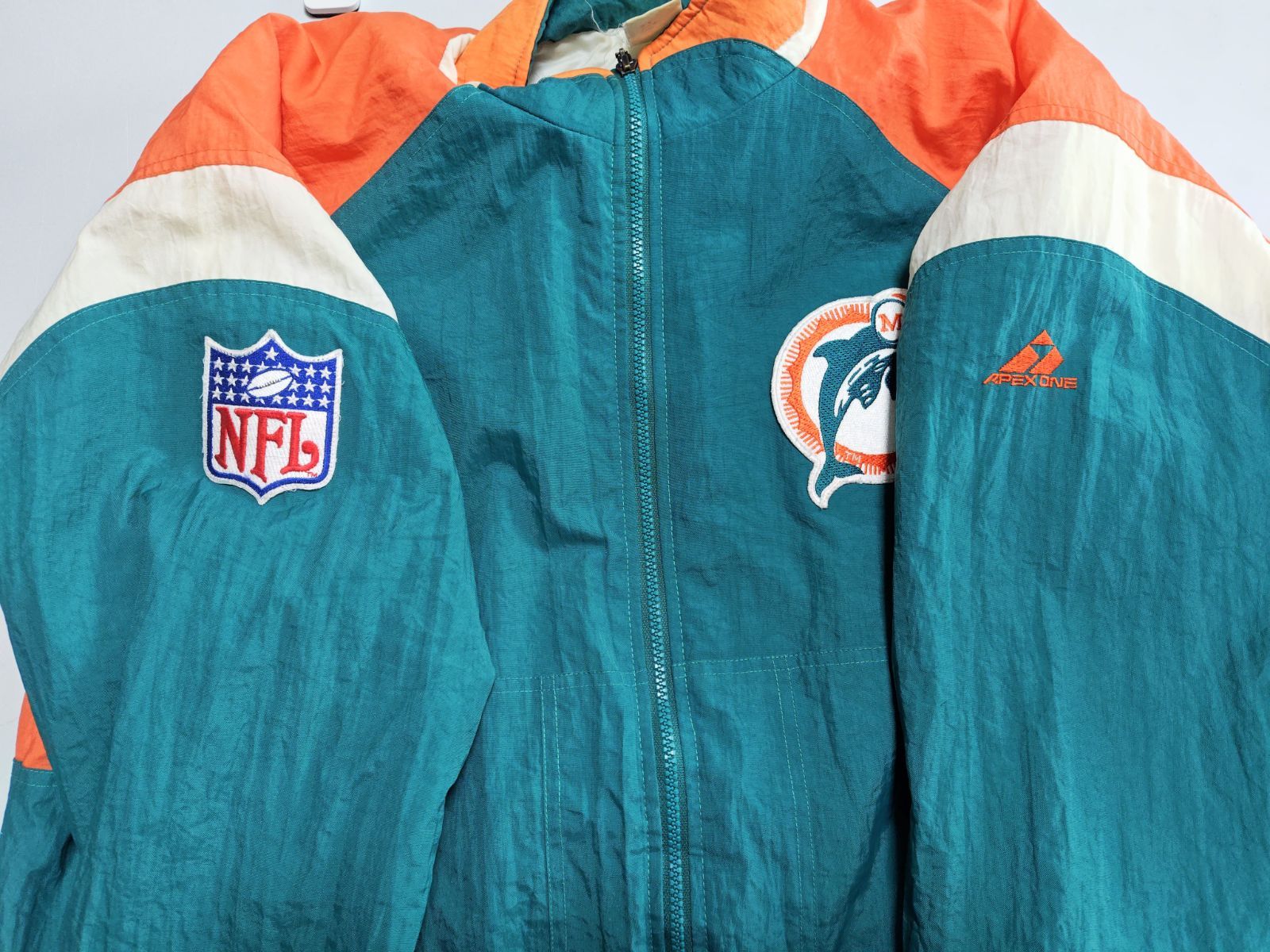 90s APEX ONE（エイペックスワン）NFL Miami Dolphins ナイロン