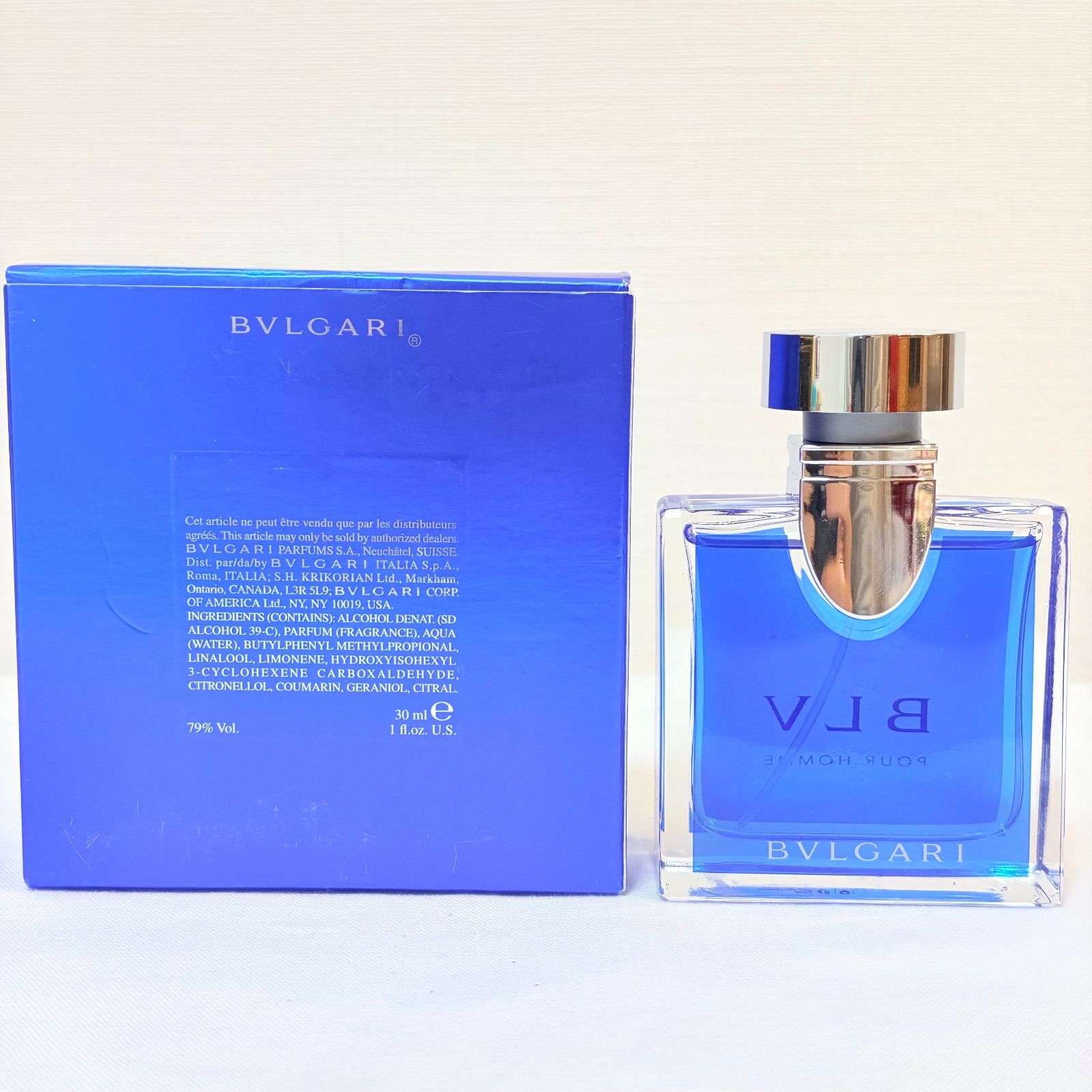新品未使用 BVLGARI BLV pour homme eau de toilette ブルガリ ブルー