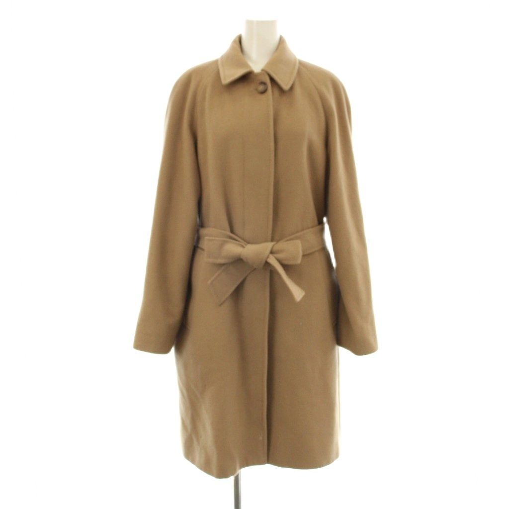 アクアスキュータム AQUASCUTUM ステンカラーコート ロング ウール