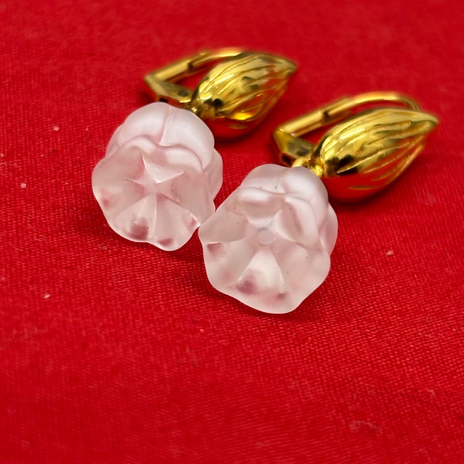 LALIQUE すずらん ピアス ミュゲ レディース ラリック - メルカリ