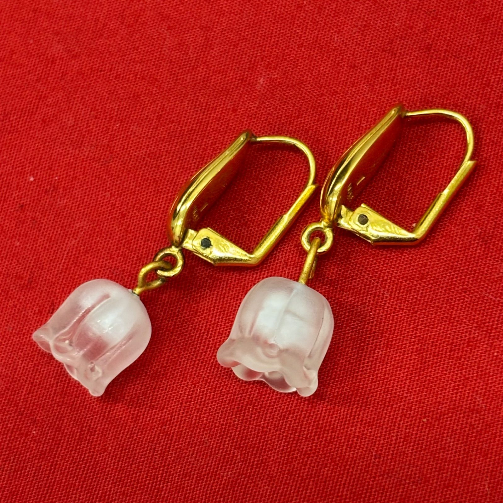 LALIQUE すずらん ピアス ミュゲ レディース ラリック - メルカリ