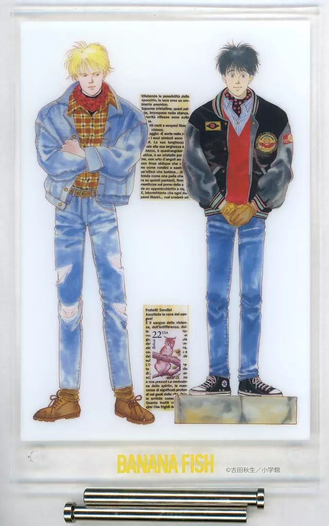 中古】アクリルスタンド・アクリルパネル アッシュ＆英二 アクリル