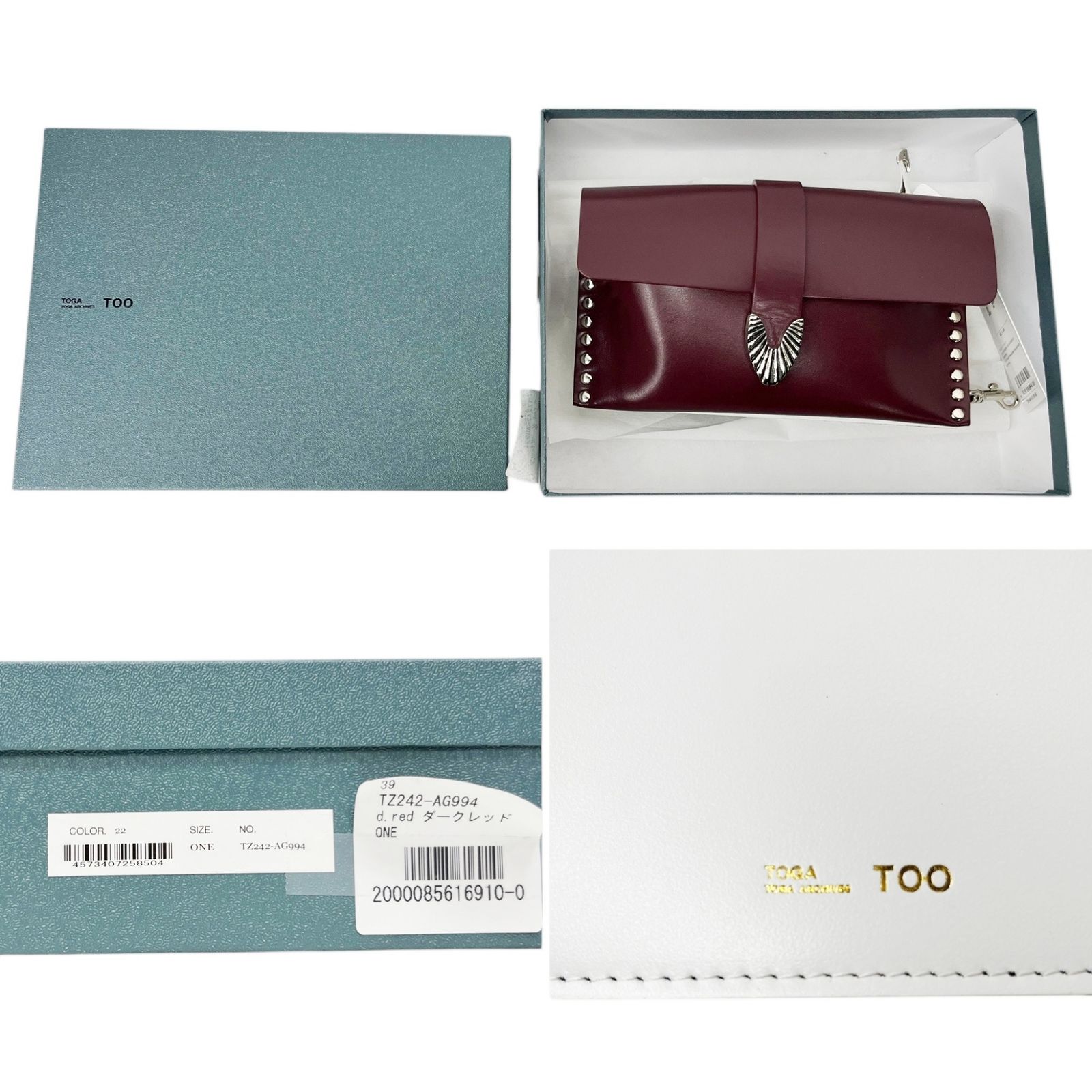 レディース 【新品】TOGA TOO トーガ LEATHER CHAIN BAG
