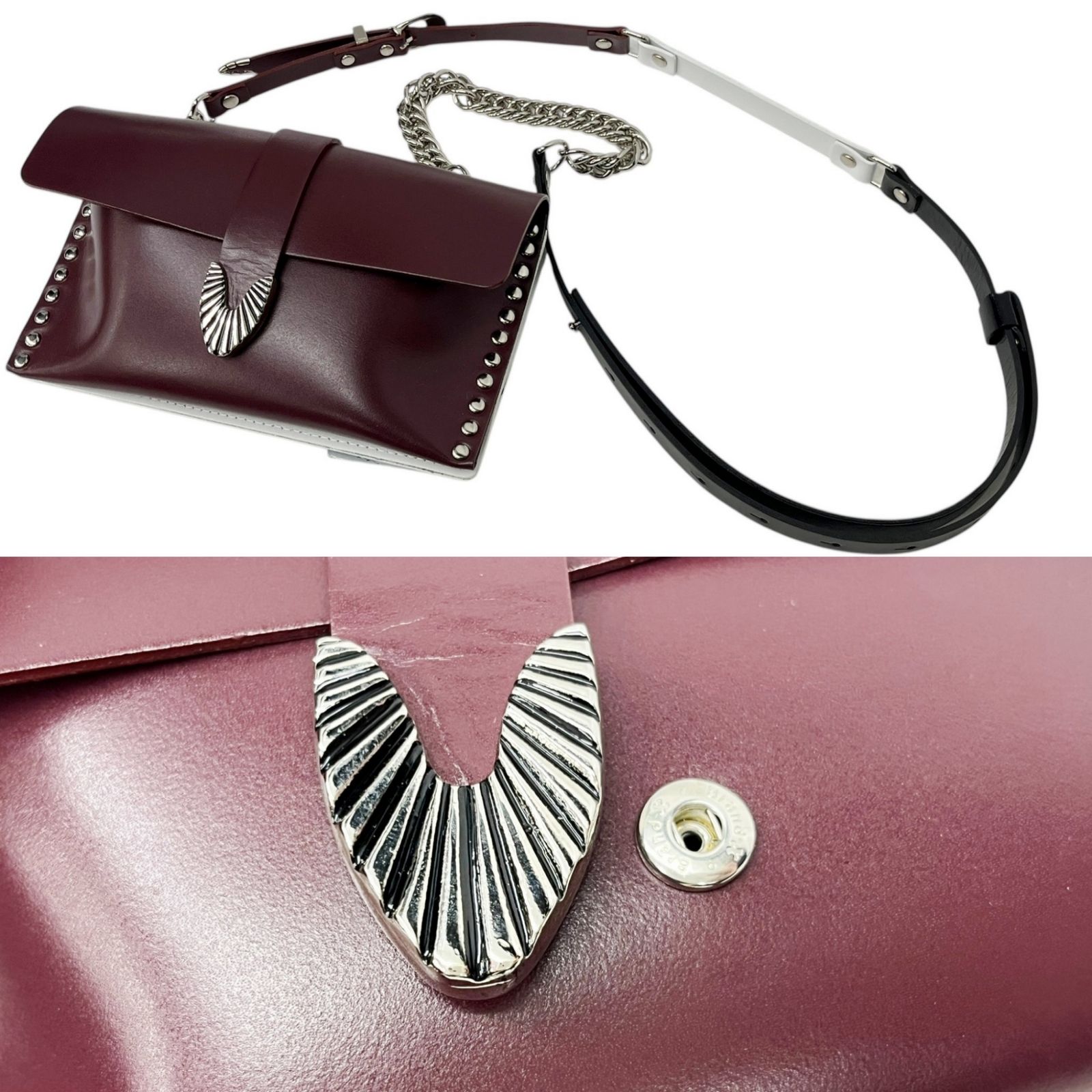 レディース 【新品】TOGA TOO トーガ LEATHER CHAIN BAG