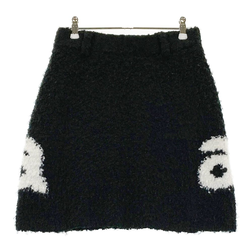 サイズ 38 アルチビオ スカート ウール混 ブラック系 ゴルフウェア レディース ストスト