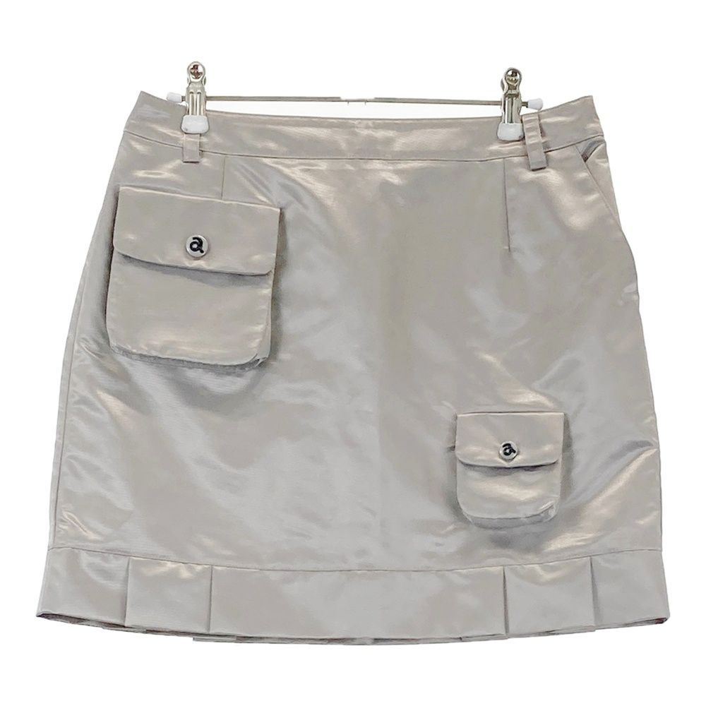 サイズ：40 ARCHIVIO アルチビオ 裏地付 スカート グレー系