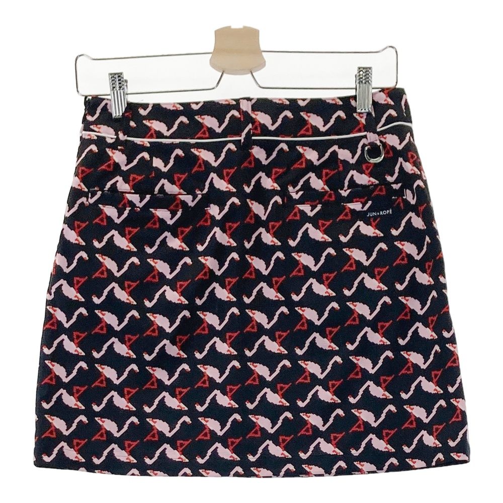 サイズ：L JUN&ROPE ジュン アンド ロペ スカート フラミンゴ柄