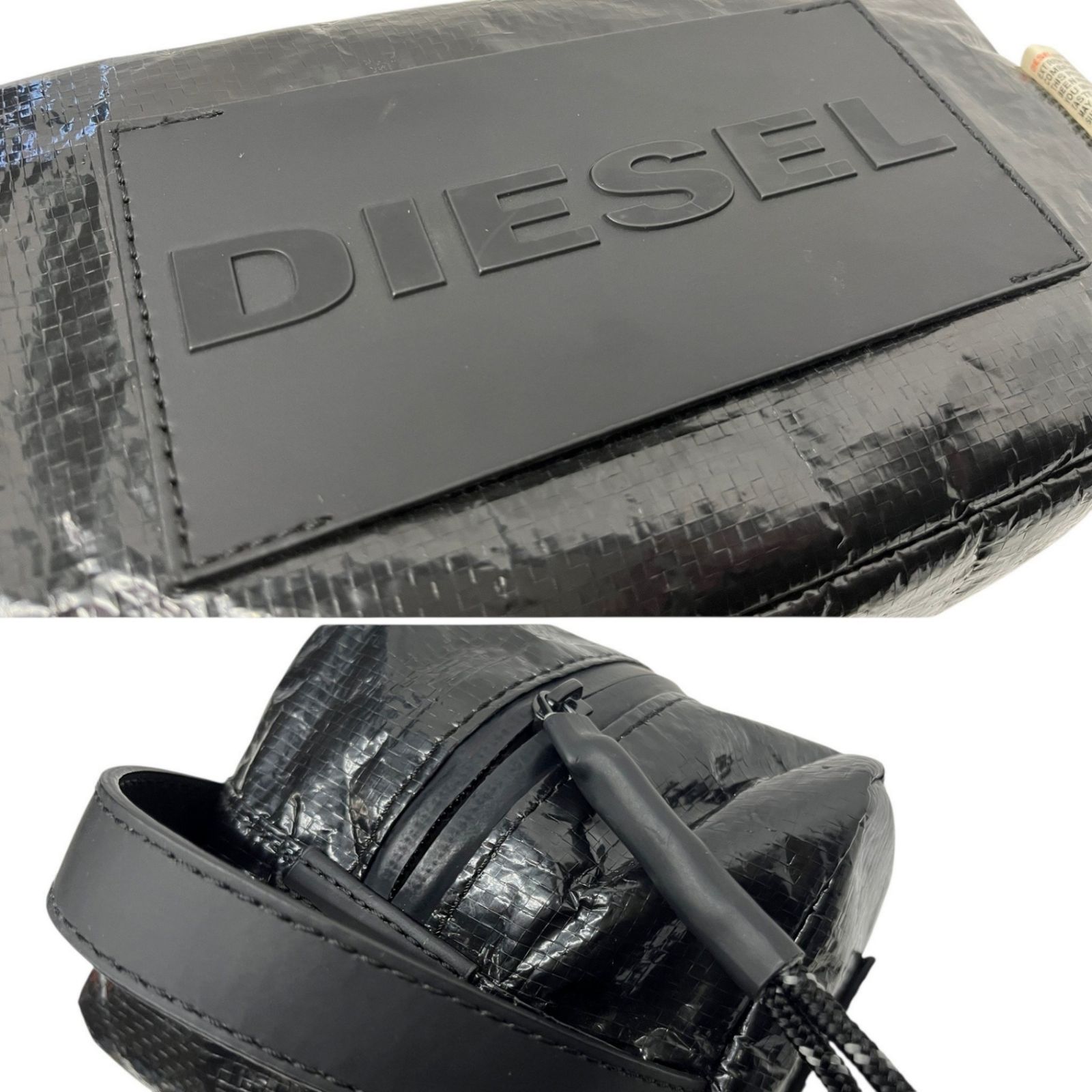 DIESEL (ディーゼル) ロゴ セカンドバッグ クラッチバッグ ナイロン