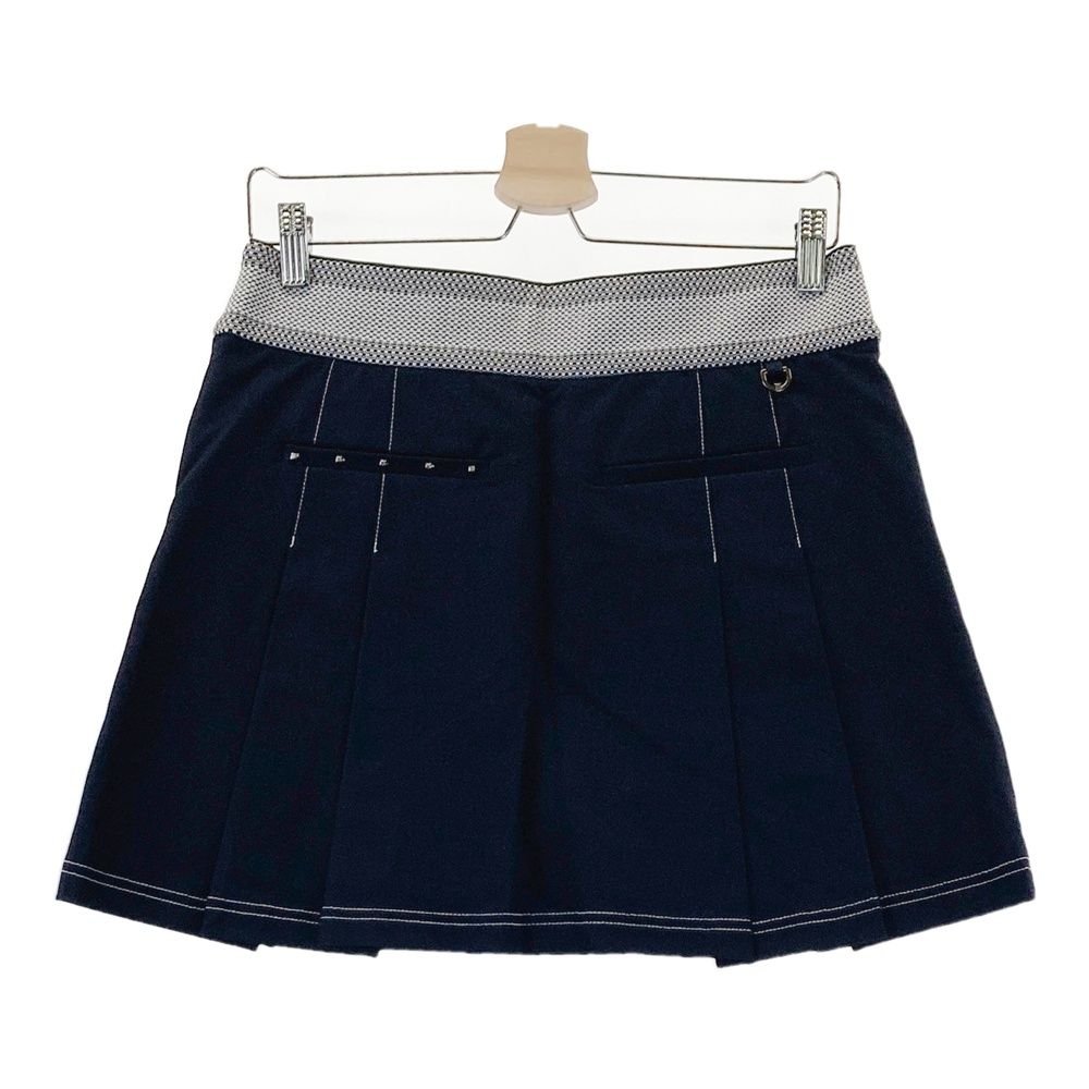 サイズ：L ANEW GOLF アニューゴルフ インナー付スカート ネイビー系