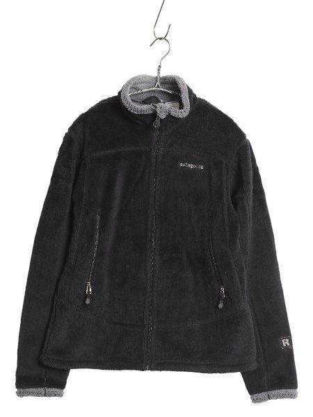 00 s パタゴニア R 4 フルジップ フリース ジャケット レディース M 03年製 ジャンパー ブルゾン パイル レギュレーター 黒