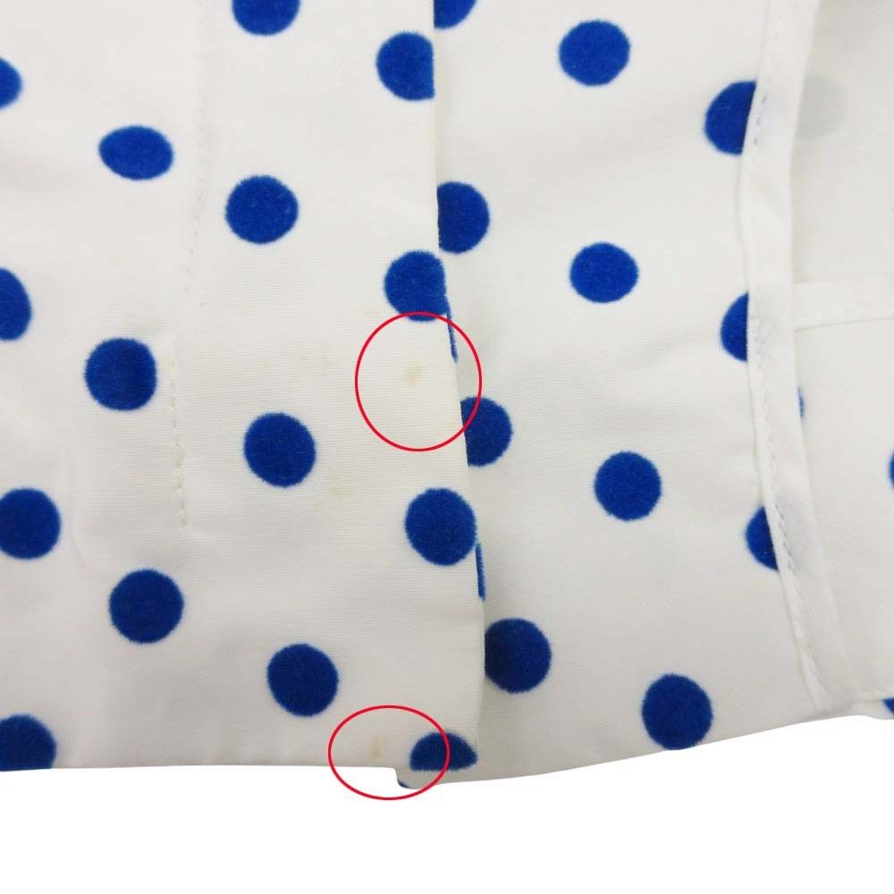 良品 10ss MARNI マルニ ドット ノーカラー ジップ ジャケット