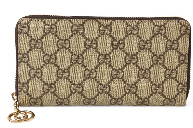 グッチ 財布 GUCCI 長財布/ラウンドファスナー式 GGスプリーム GG