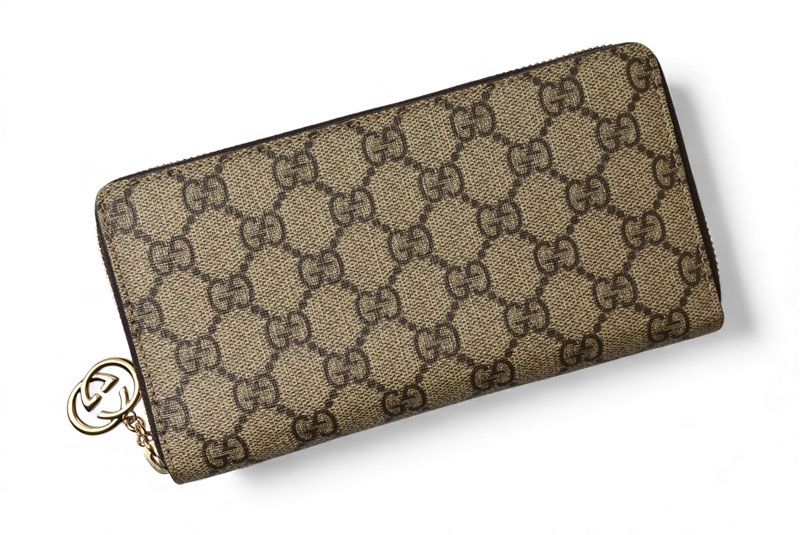 グッチ 財布 GUCCI 長財布/ラウンドファスナー式 GGスプリーム GG