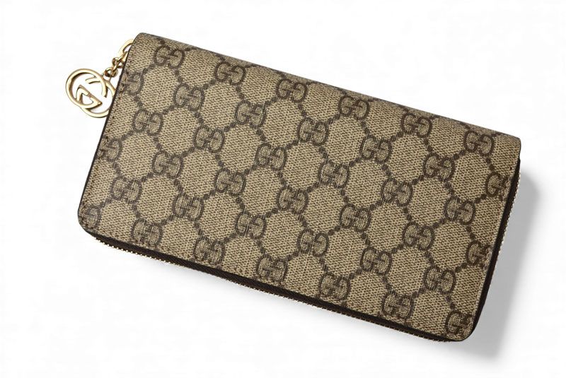 グッチ 財布 GUCCI 長財布/ラウンドファスナー式 GGスプリーム GG