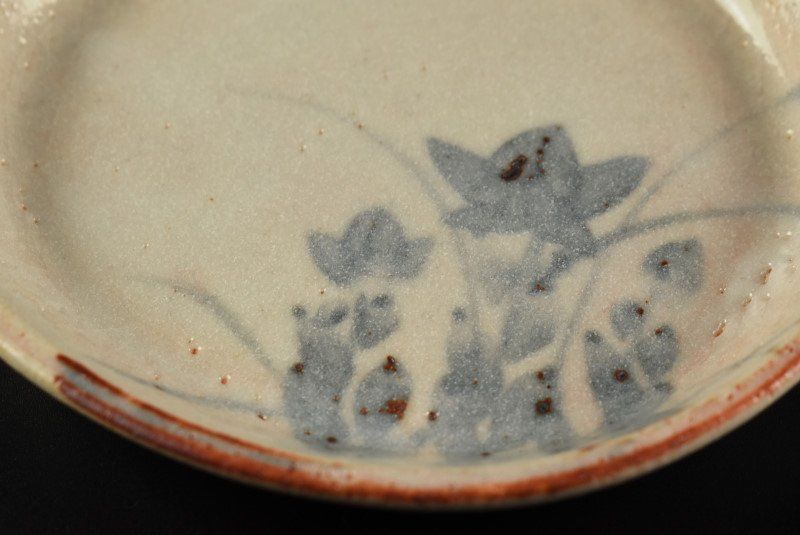 和食器　笠原窯　志野　向付　五客　共箱　V　R4988 蔵A3895d】仙山窯 安藤日出武 志野小判型皿 中皿 五客 共箱 - メルカリ