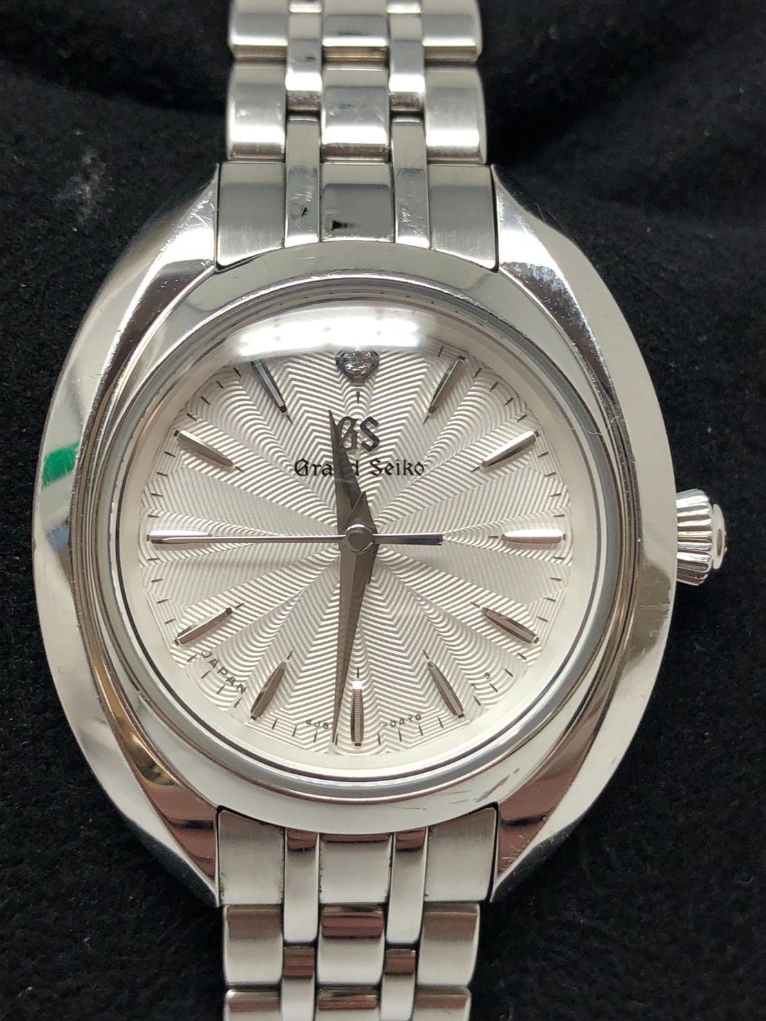 SEIKO セイコー グランドセイコー 腕時計 STGF 365 4 J 51-0 AW 0 GS ダイヤモンド ステンレススチール レディース コマ付き 19554
