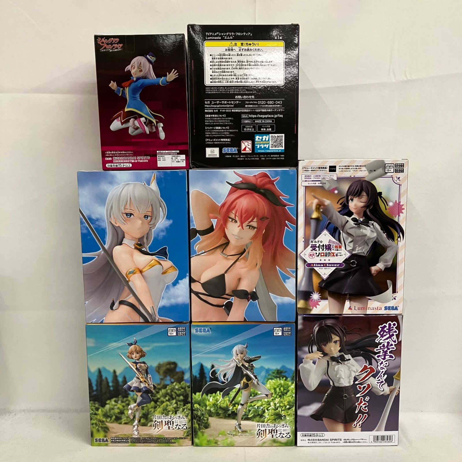 未開封 美少女 フィギュア まとめ 8個セット SFQ103 c107 - メルカリ