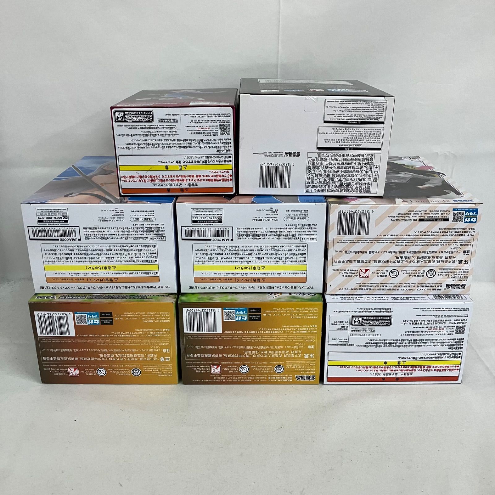 未開封 美少女 フィギュア まとめ 8個セット SFQ103 c107 - メルカリ