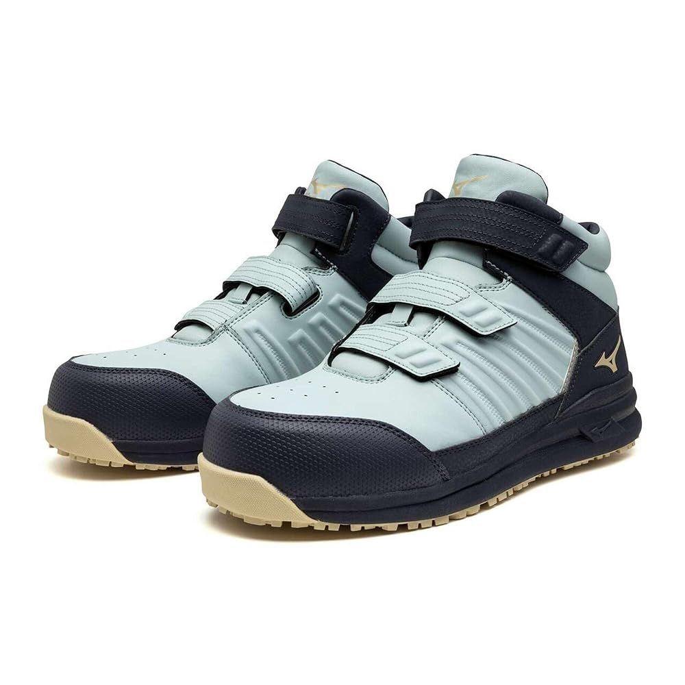 ミズノ ワークシューズ オールマイティSSⅡ21 H 27 0 cm ミントブルー ゴールド