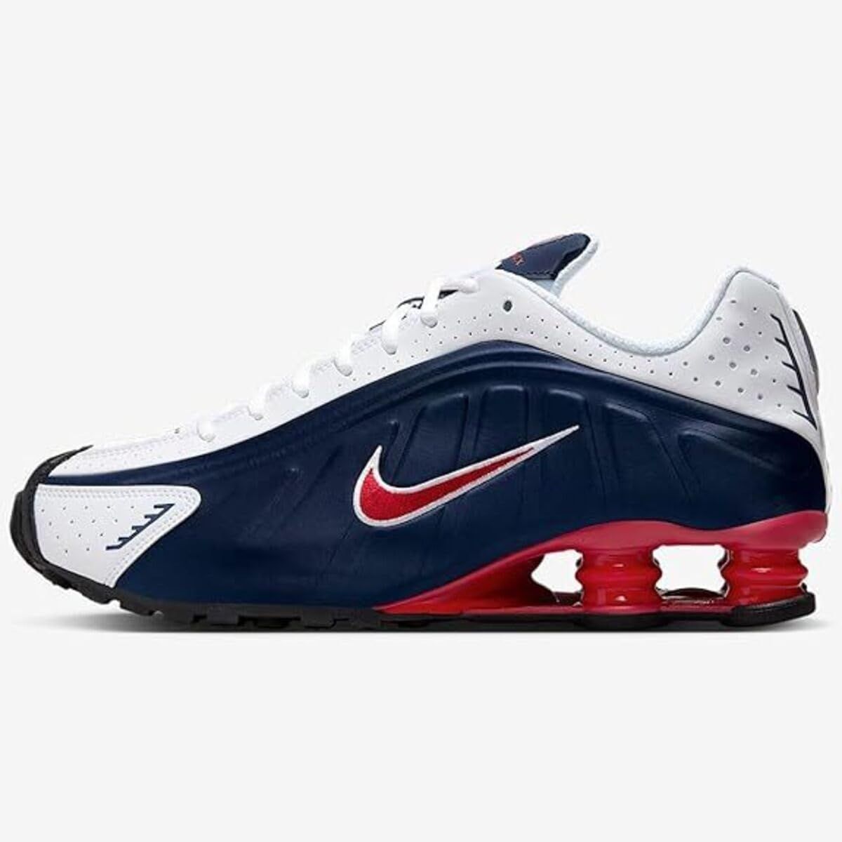 ナイキ ショックス R 4 SHOX ミッドナイトネイビー ホワイト メタリックシルバー ジムレッド HQ 1988 400 26 5 cm