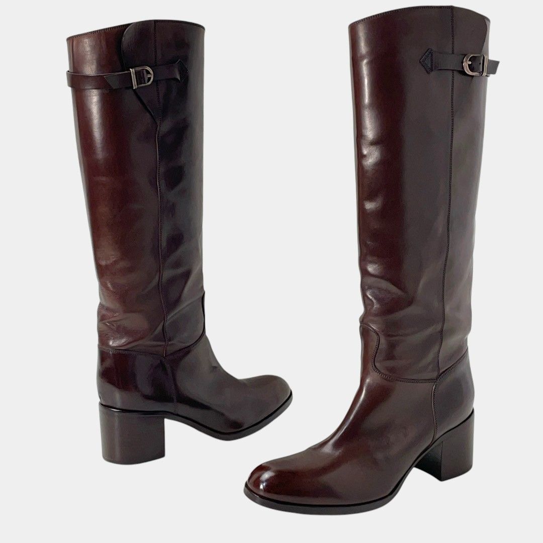 サルトル ブラウン 安い ロングブーツ ジョッキーブーツ SARTORE