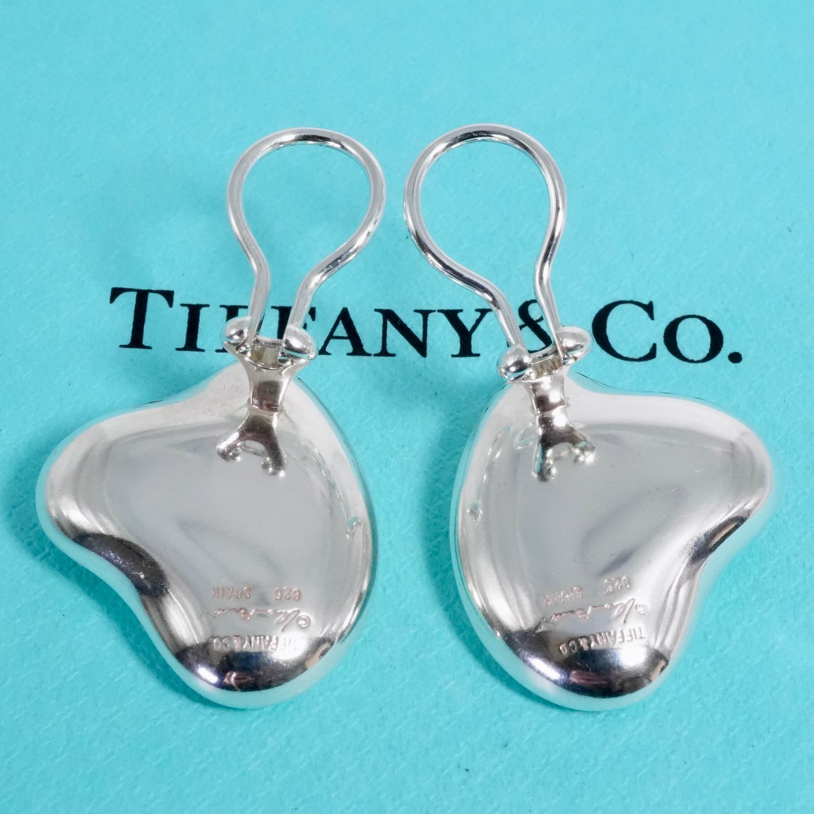 極美品 オールドティファニー フープ イヤリング シルバー925 希少 ティファニー ラージ フルハート イヤリング 極美品/25-1406S