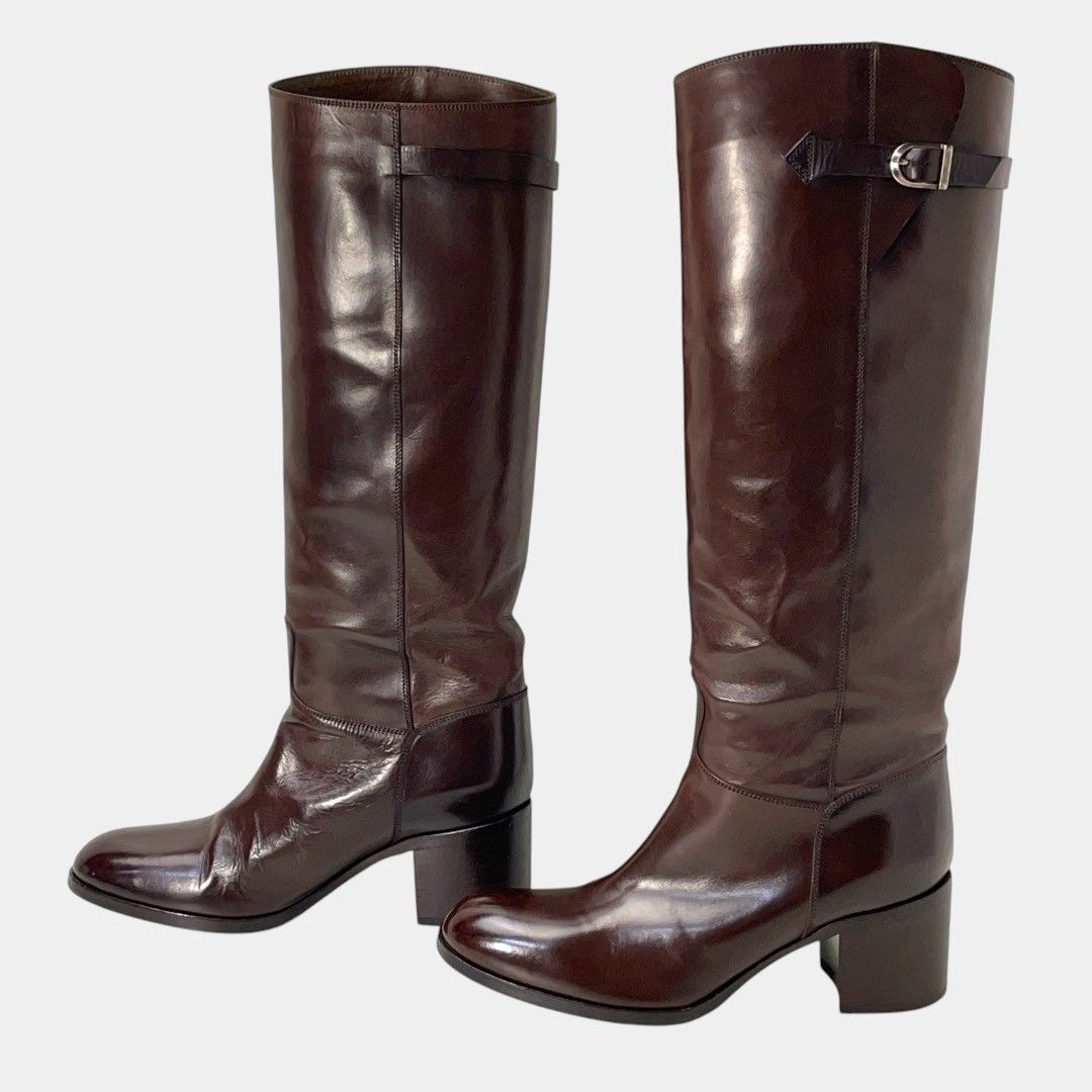 サルトル ブラウン 安い ロングブーツ ジョッキーブーツ SARTORE