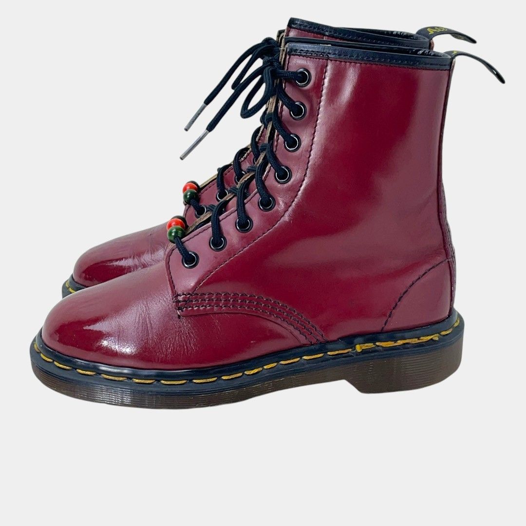 ドクターマーチン チェリーレッド 英国製 1460 8ホールブーツ