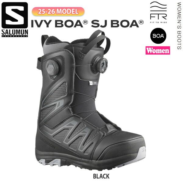 25-26 サロモン アイビーボアストレートジャケットボア SALOMON IVY