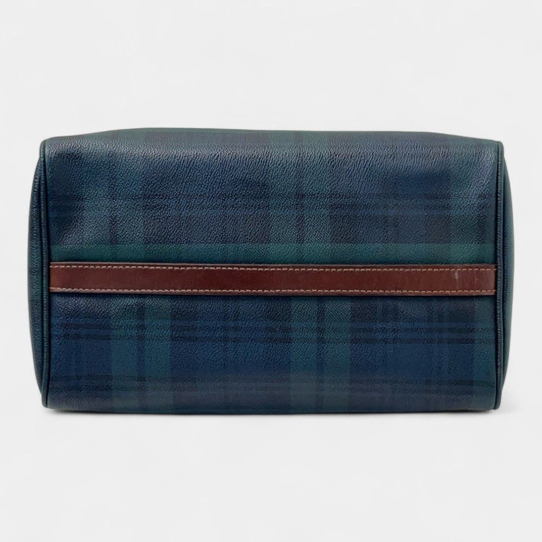 ポロラルフローレン ミニ ボストンバッグ ブラックウォッチ チェック