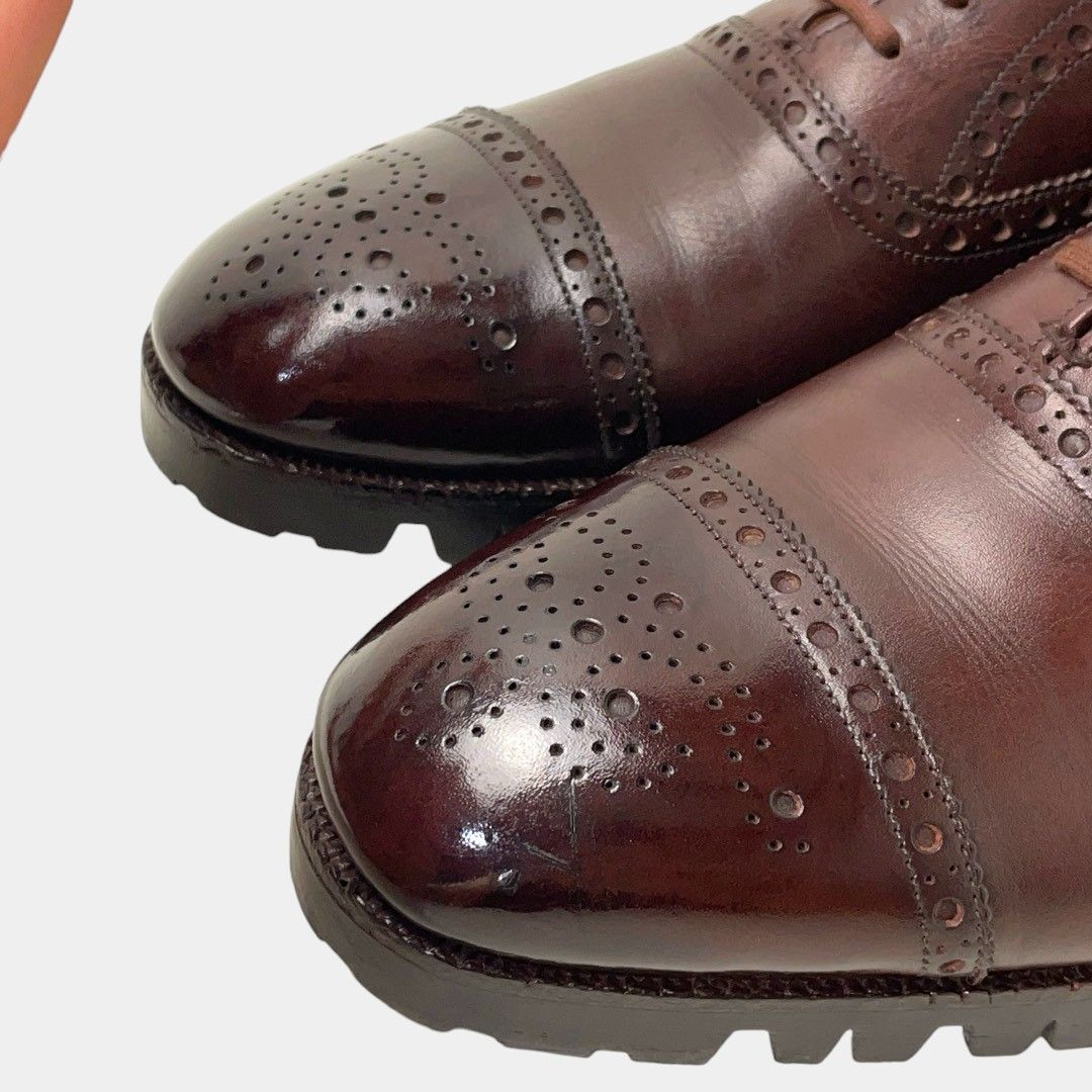 旧チャーチ ブラウン ディプロマット 三都市 ストレートチップ - メルカリ