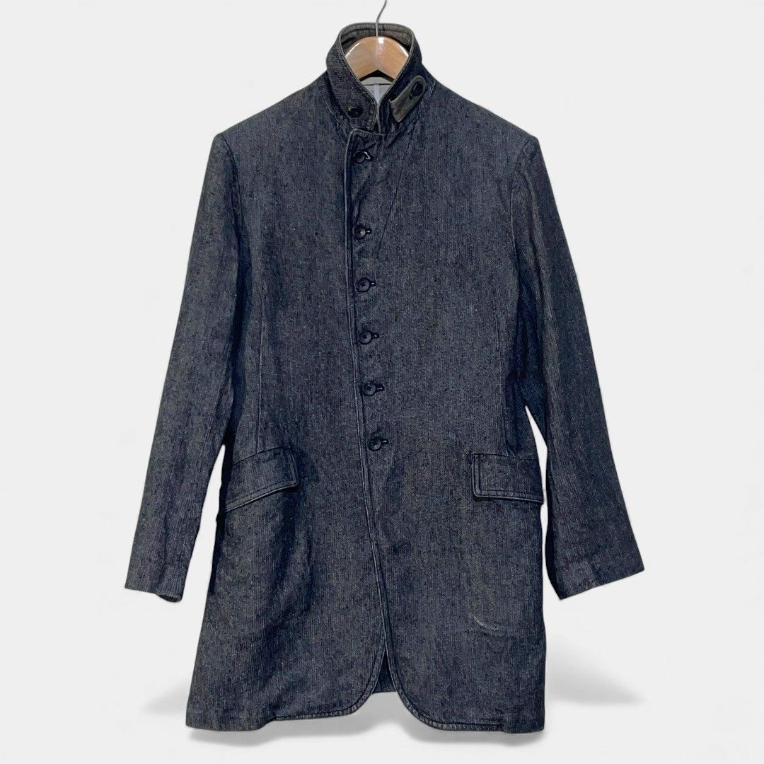 シュス グレー リネン コックジャケット