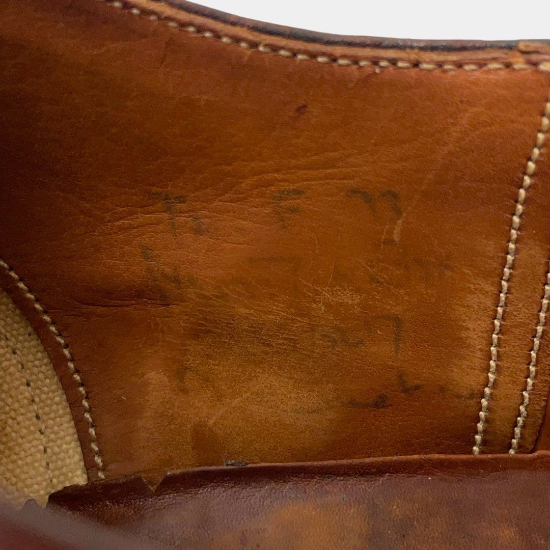 旧チャーチ ブラウン ディプロマット 三都市 ストレートチップ - メルカリ