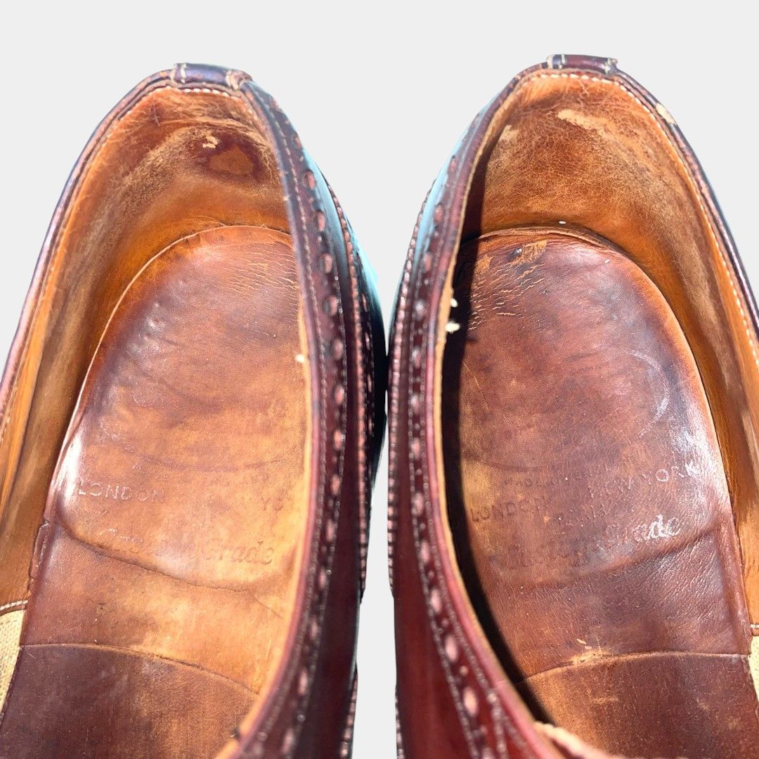 旧チャーチ ブラウン ディプロマット 三都市 ストレートチップ - メルカリ