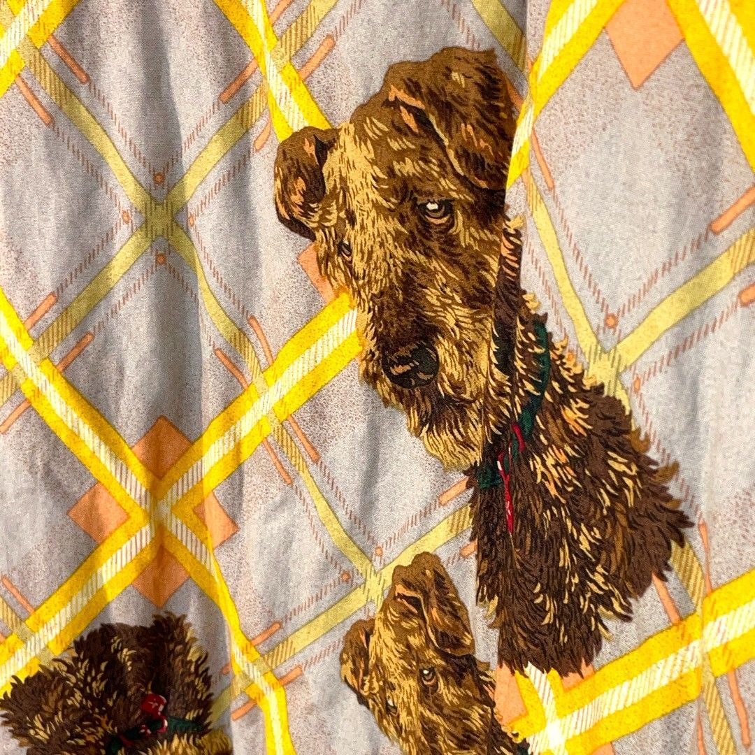 カールヘルム ブルー リバーシブル アニマル 刺繍 ワッペン ブルゾン