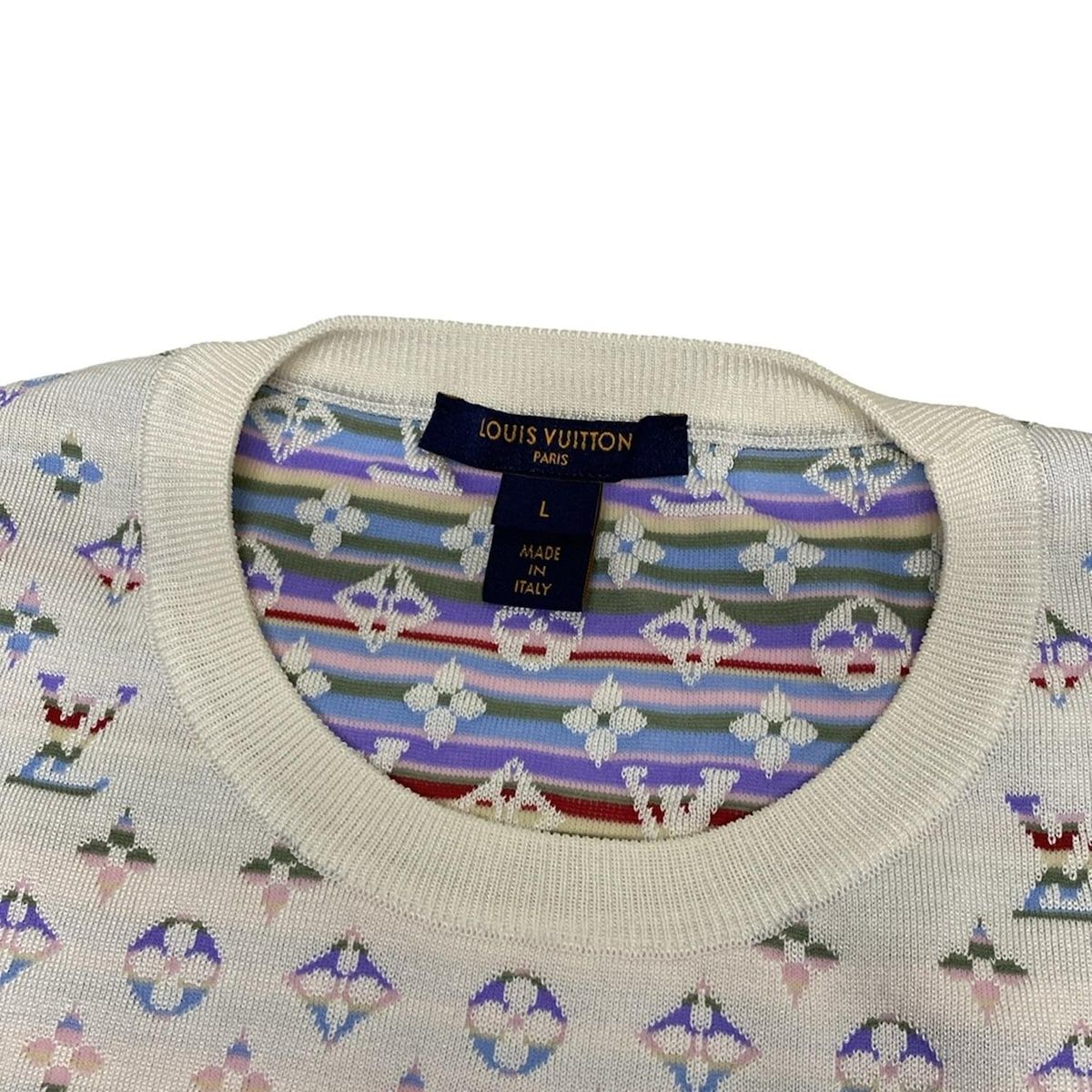ルイヴィトン 半袖セーター サイズL レディース美品 - RW222B TT9