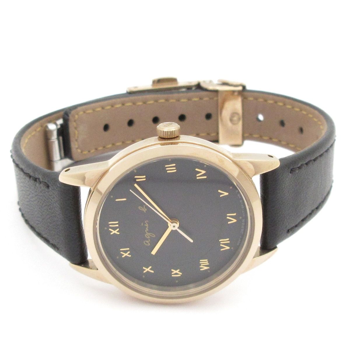 agnes b(アニエスベー) 腕時計美品 マルチェロ V117-KNY0/FBSD941