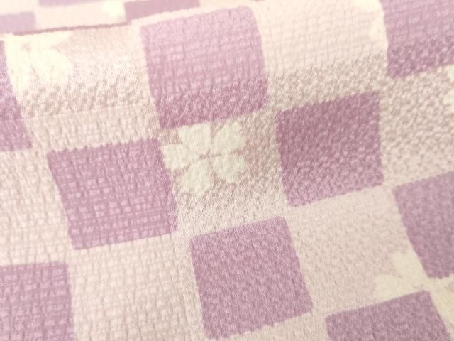 平和屋着物●長襦袢　無双仕立て　市松花文　正絹　逸品　AABD5030cs 平和屋着物○長襦袢 無双仕立て 市松花文 正絹 逸品 AABD5030cs - メルカリ