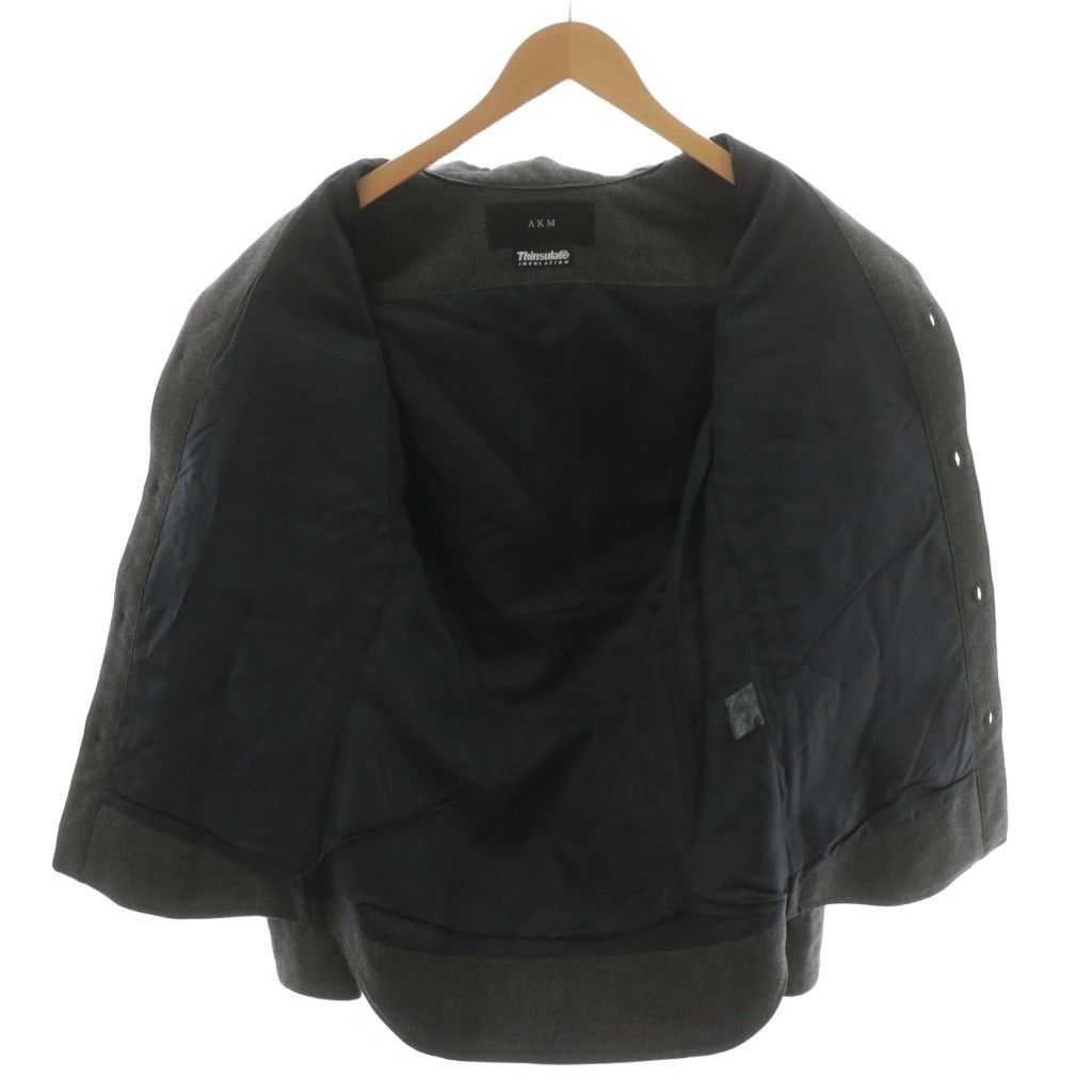 エーケーエム AKM Thinsulate ジャケット 長袖 ウール M グレー /AN48