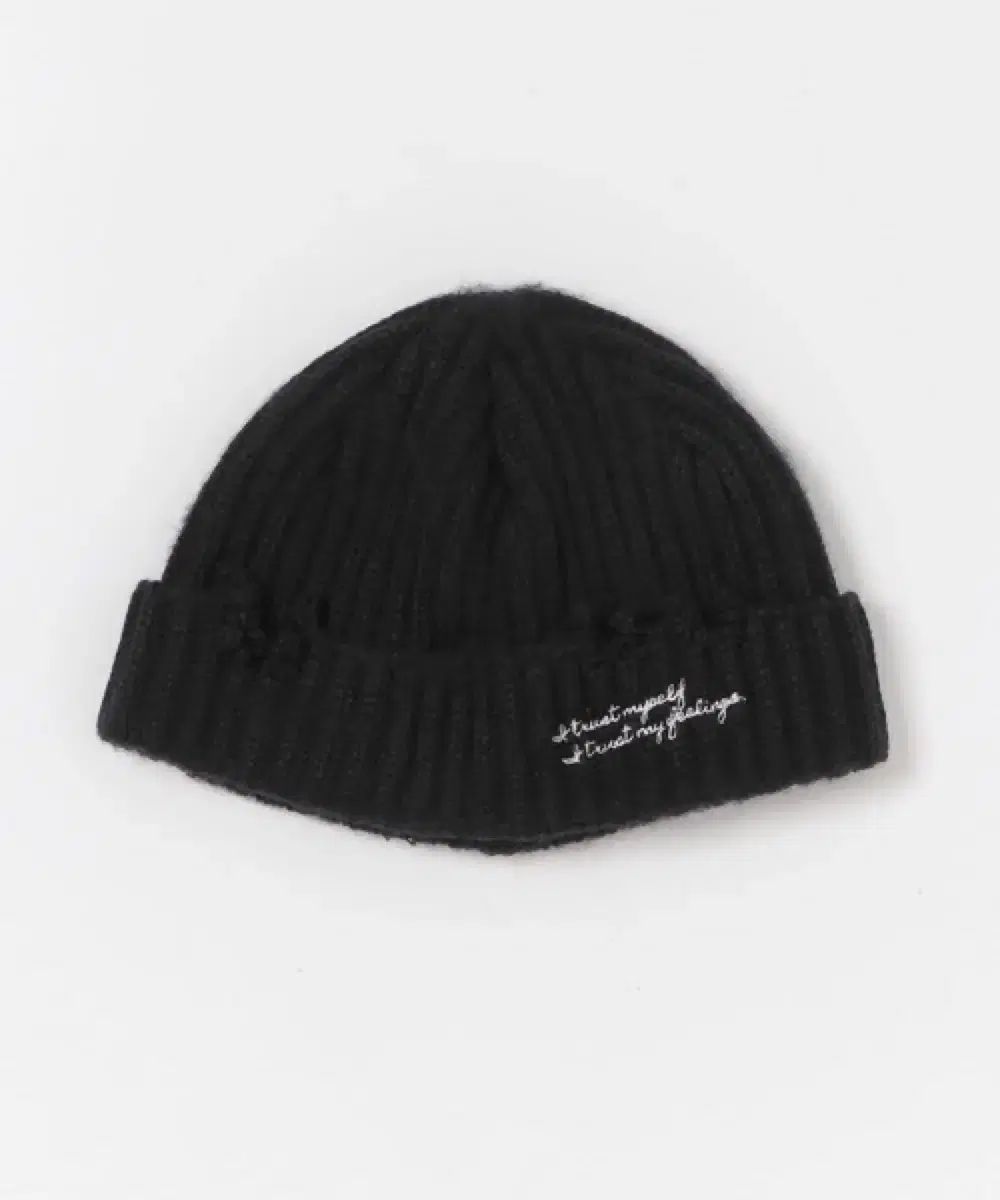 キジマ タカユキ ブラック ダメージ加工 ニット ビーニー