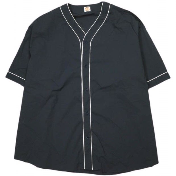 SEE SEE シーシー 24SS 日本製 アーバンリサーチ台湾10周年記念 NYLON BASEBALL SHIRTS ナイロンベースボールシャツ XXXXXL NAVY URBS SEE SEE シーシー 24SS 日本製 アーバンリサーチ台湾10周年記念 NYLON