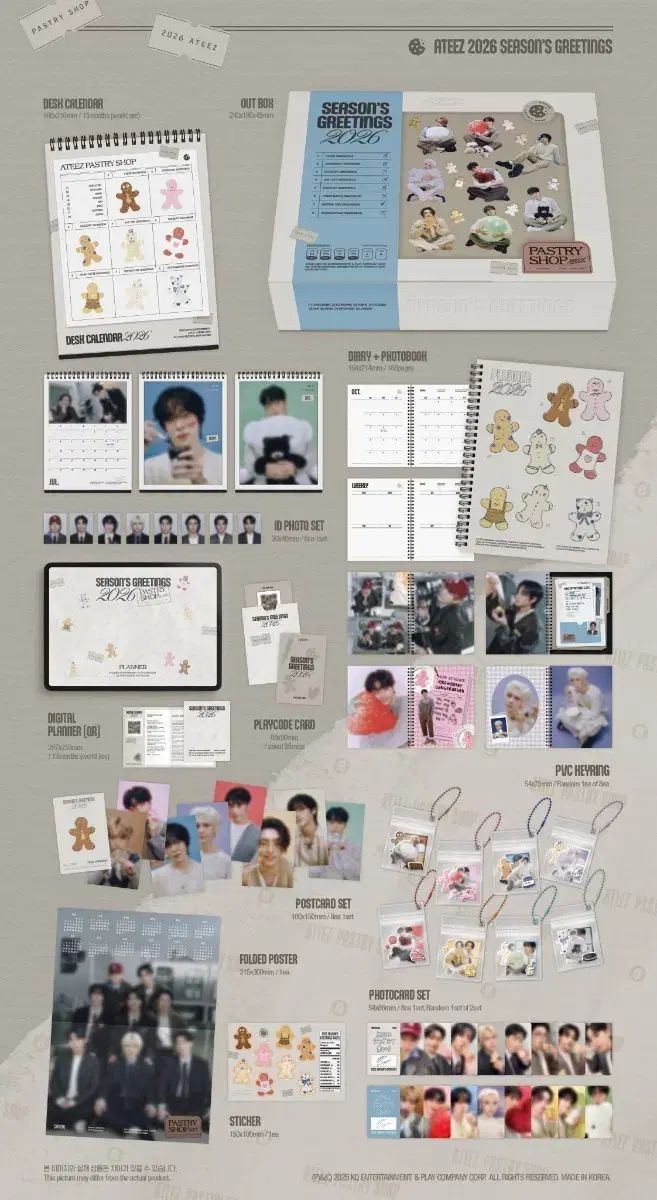 2026 ATEEZ（エイティーズ・アチズ） シーグリ シーズングリーティング