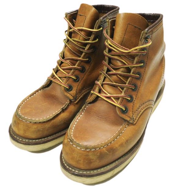 RED WING レッドウィング アメリカ製 875 Classic Work 6 Moc-toe クラシックワーク 6インチモックトゥブーツ US 4.5 22.5 cm Brown MADE IN USA シューズ g 24514