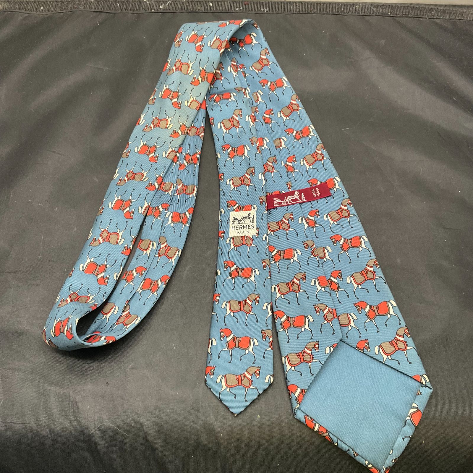 エルメス ネクタイ 馬柄 B25112325 - メルカリ