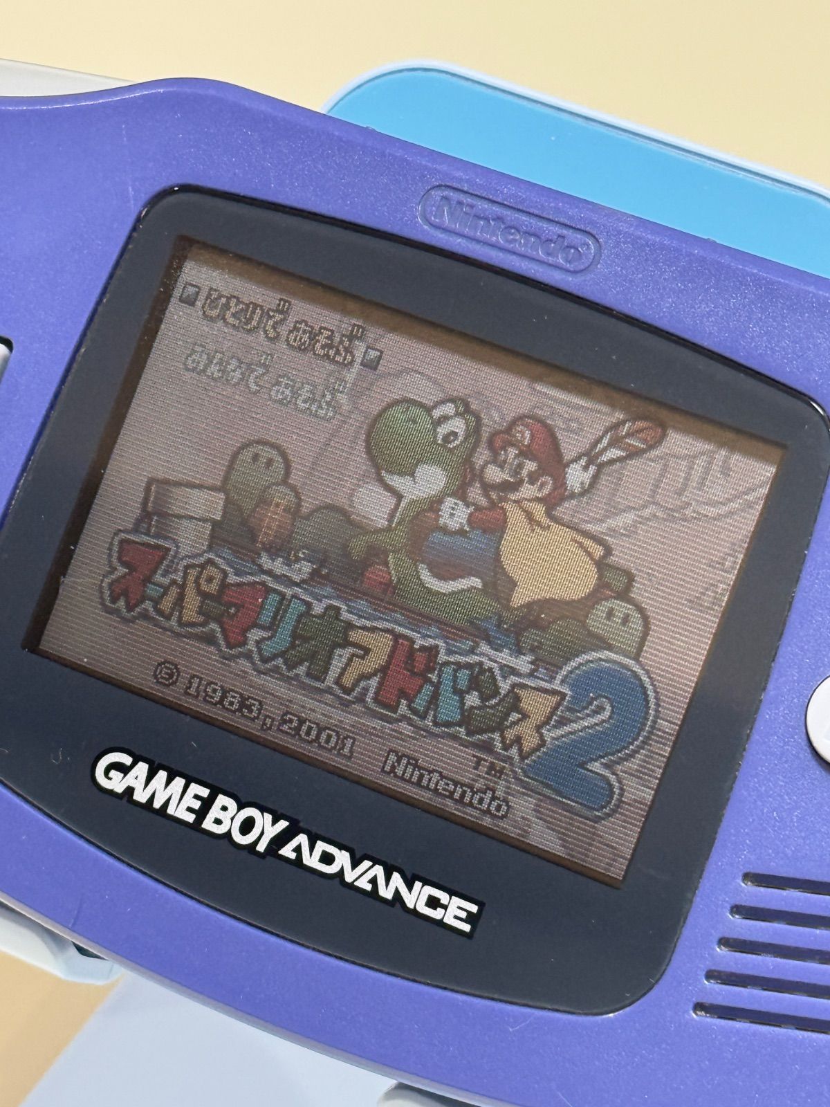 Game Boy Advance ブルー本体 動作良好