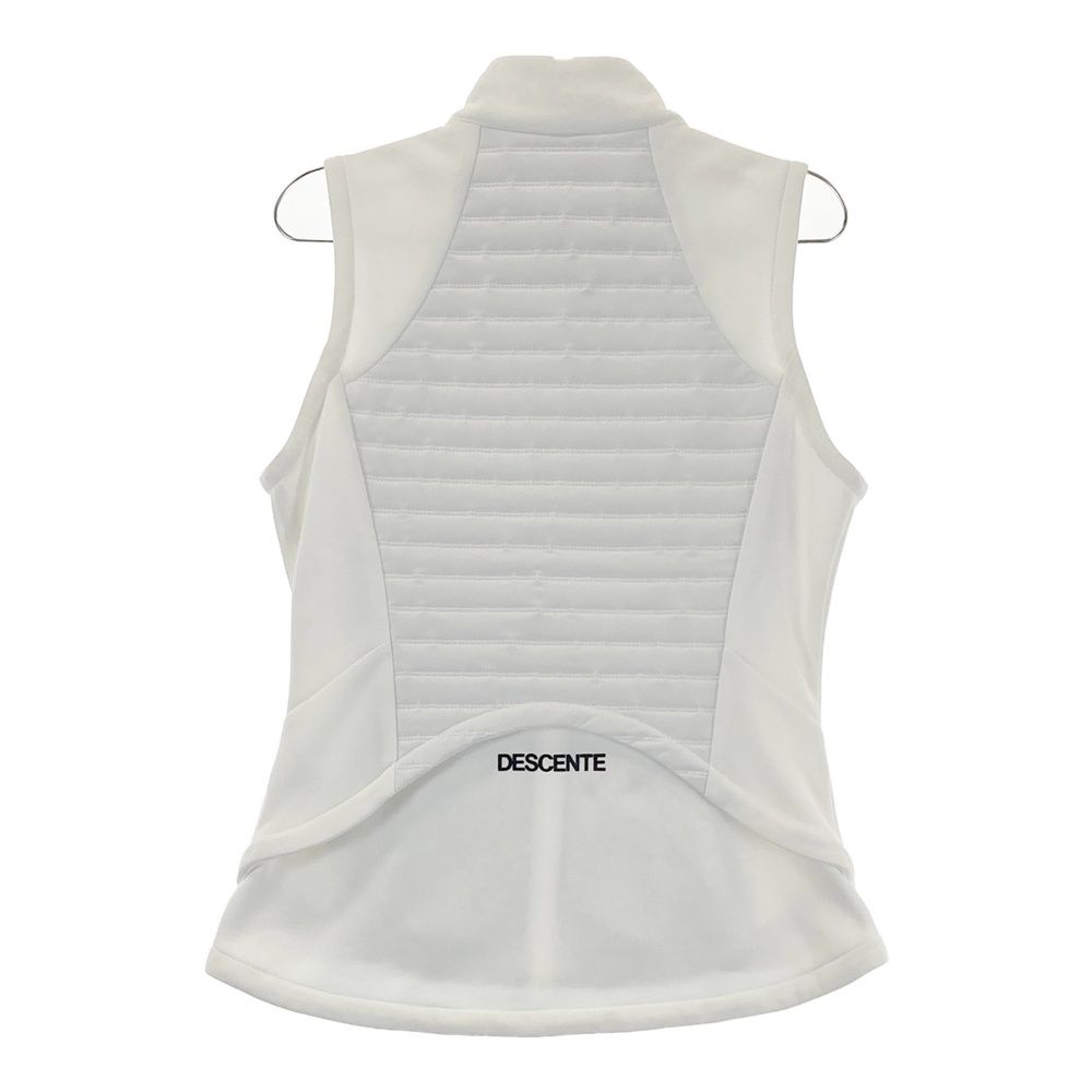 サイズ：L DESCENTE GOLF デサントゴルフ 中綿ベスト ホワイト系