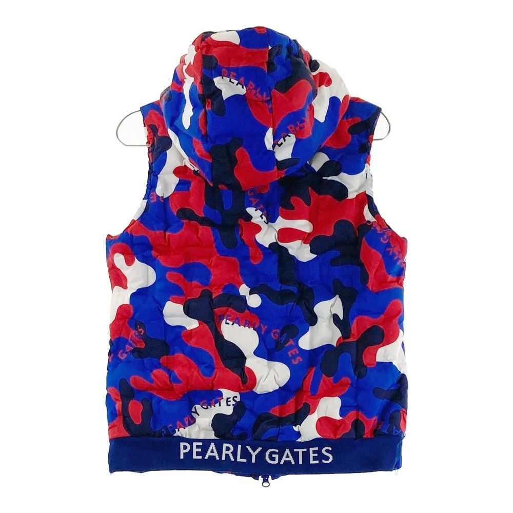 サイズ：0 PEARLY GATES パーリーゲイツ 2way ダウン ジップベスト