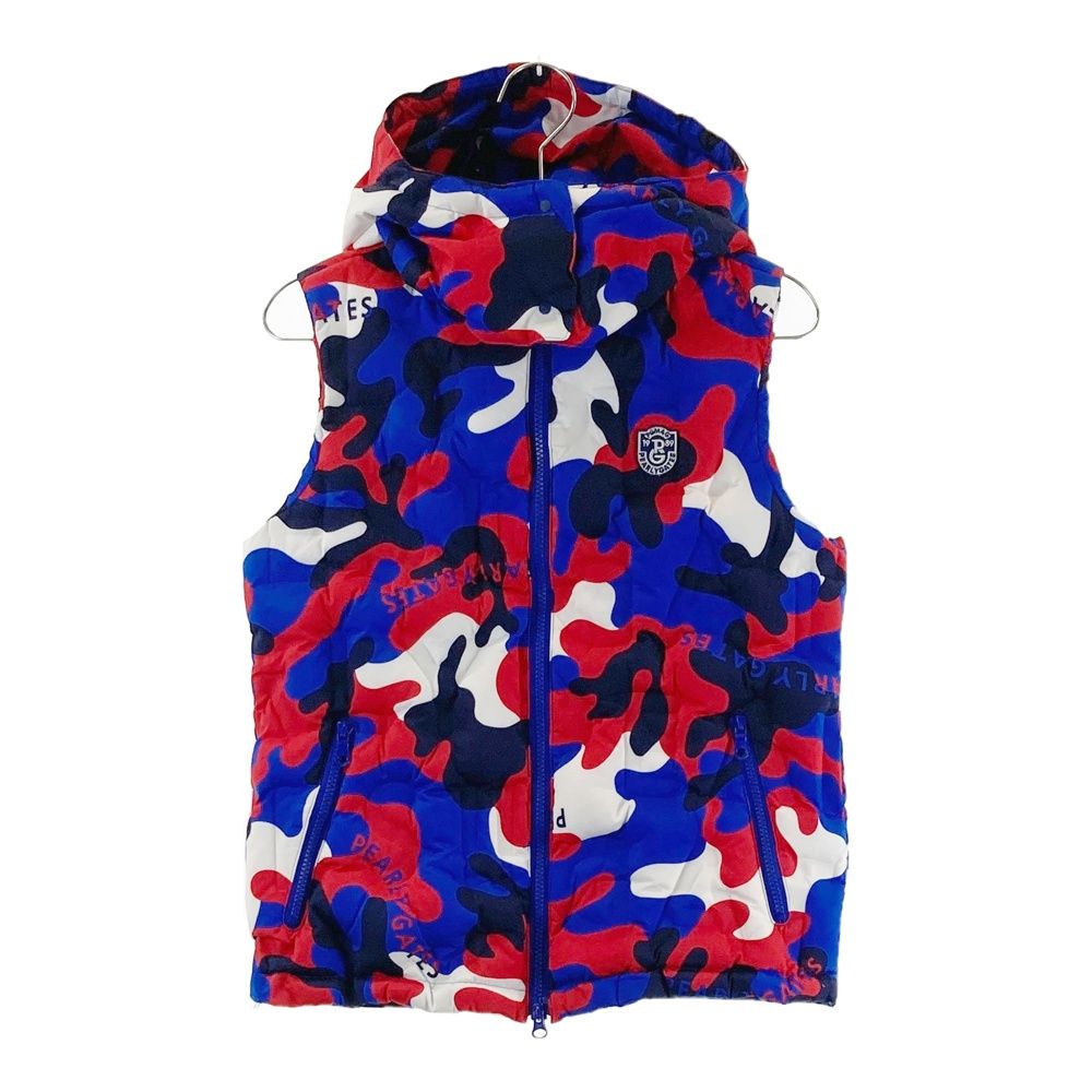 サイズ：0 PEARLY GATES パーリーゲイツ 2way ダウン ジップベスト